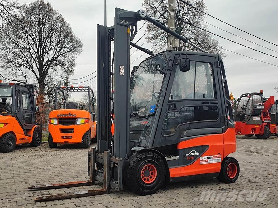 Linde E25-01 Електрически вилични кари-повдигачи