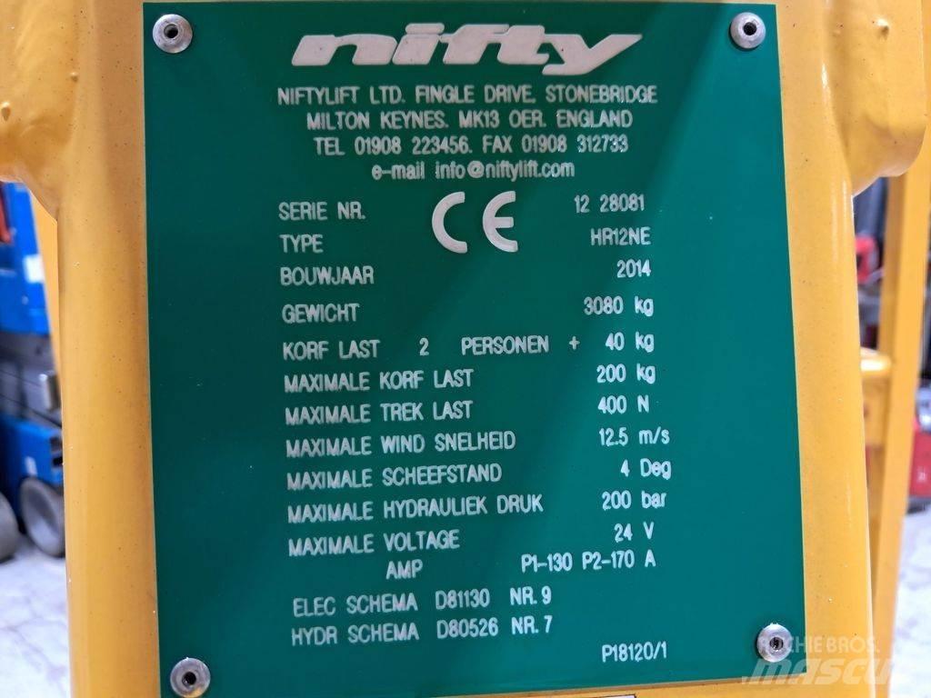 Niftylift HR12NE Съчленени стрелови подемници