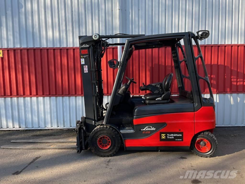 Linde E25L-02 Електрически вилични кари-повдигачи
