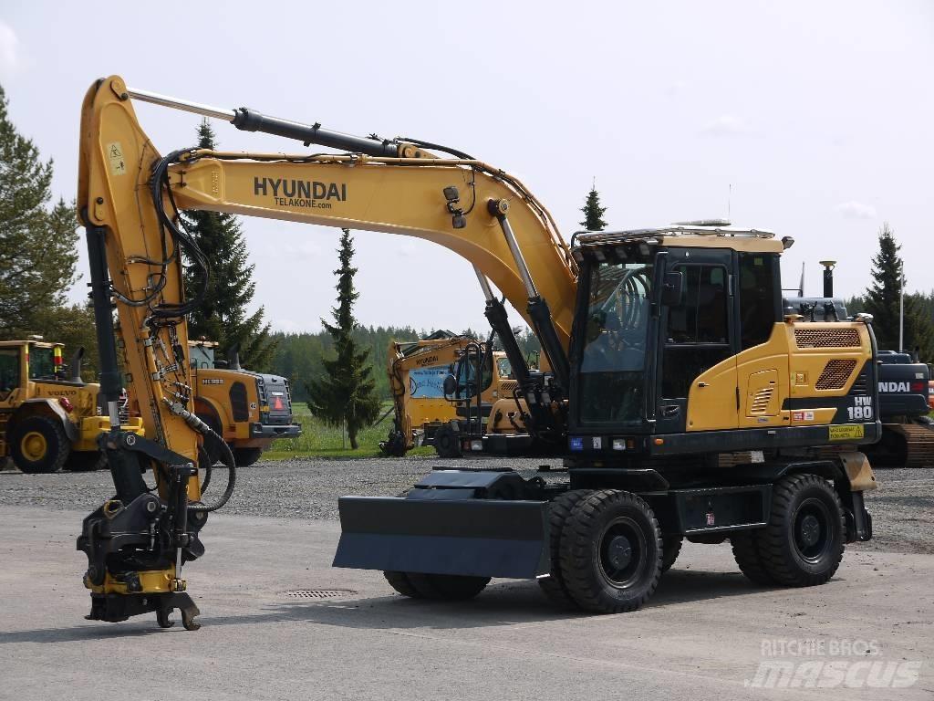 Hyundai HW 180 Колесни екскаватори