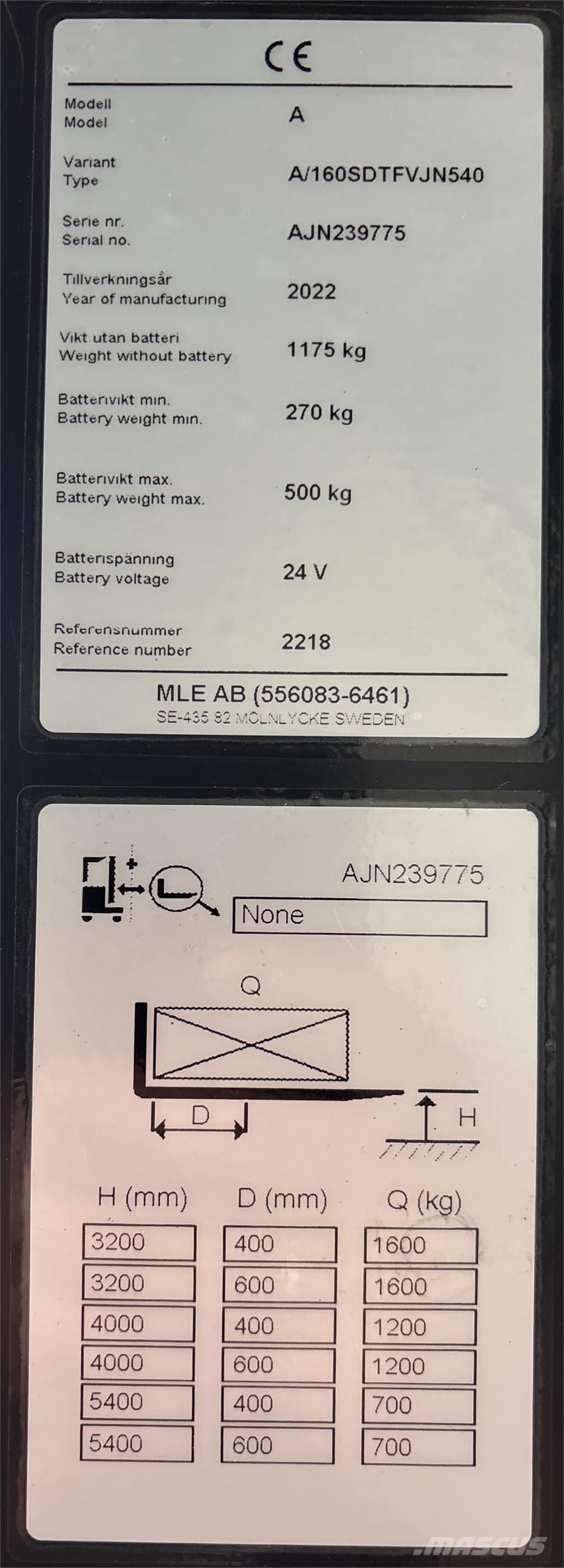 Atlet A160 Самоходни товарачи