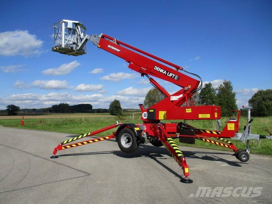 Denka-Lift DK 18 Моторизирани платформи с ремарке
