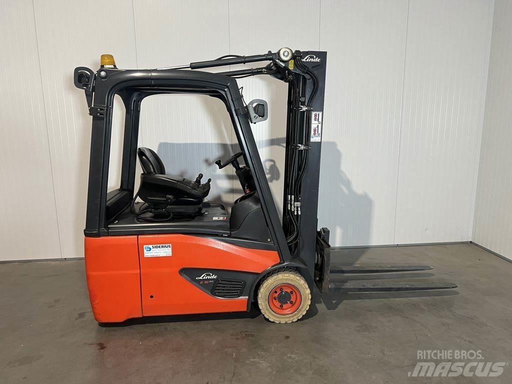 Linde E16-02 Електрически вилични кари-повдигачи