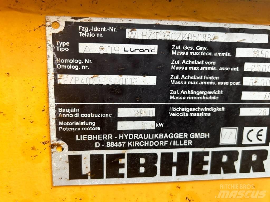 Liebherr A 309 Колесни екскаватори