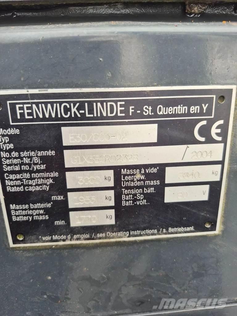 Linde e30/600-02 Електрически вилични кари-повдигачи