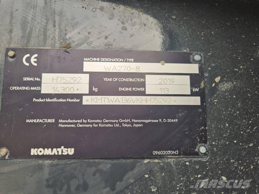Komatsu WA 270-8 Колесни товарачи