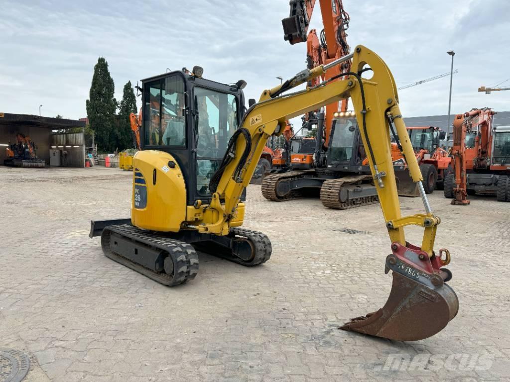 Komatsu PC26MR-3 Мини екскаватори < 7 т