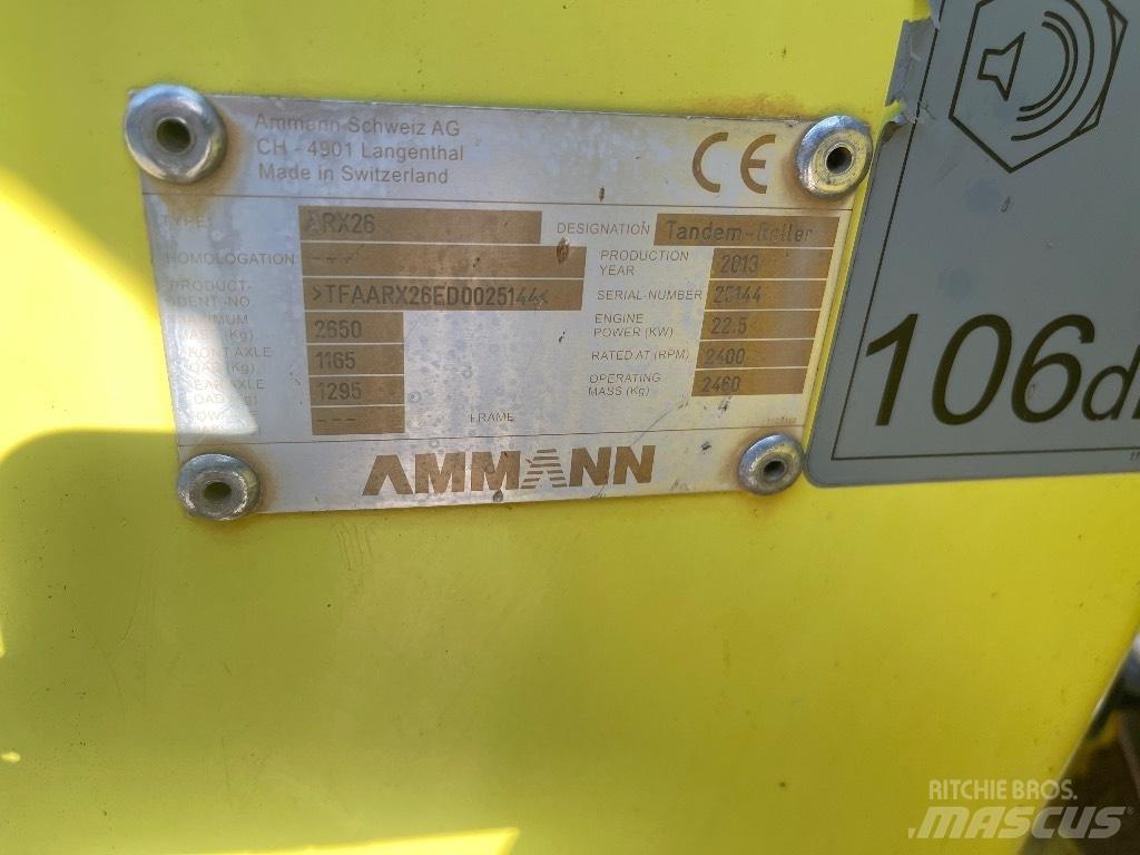 Ammann ARX 26 Двойни барабанни ролки
