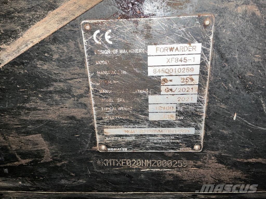 Komatsu 845 Форуардери