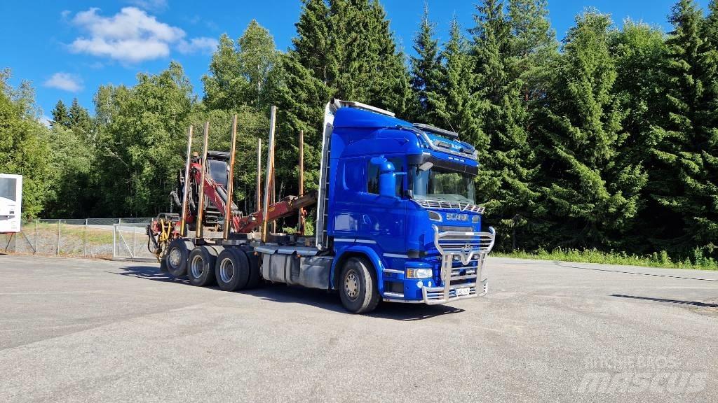Scania R730 8x4*4 За превоз на дървени трупи