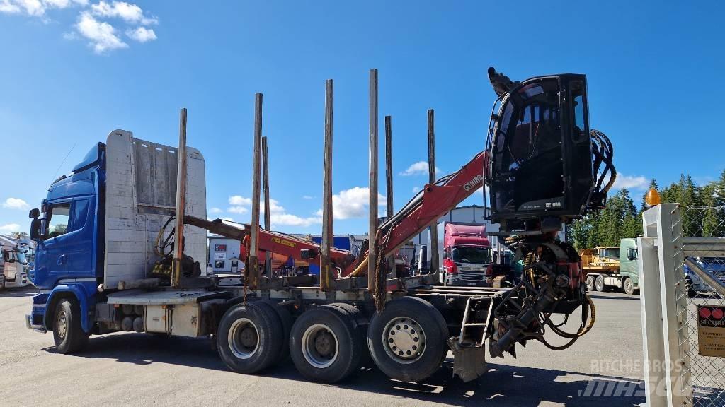 Scania R730 8x4*4 За превоз на дървени трупи
