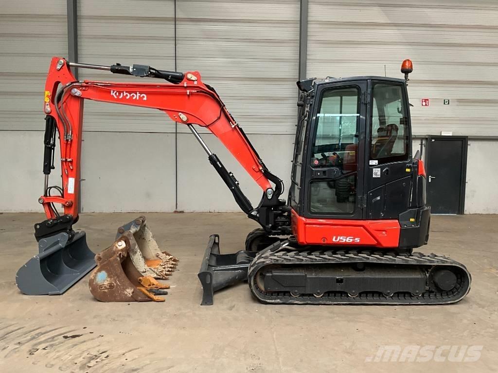 Kubota U 56-5 Мини екскаватори < 7 т