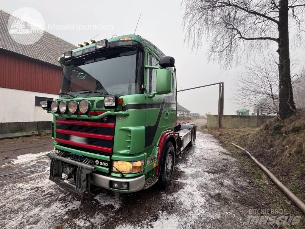 Scania R 164-580 Камиони с кран с кука