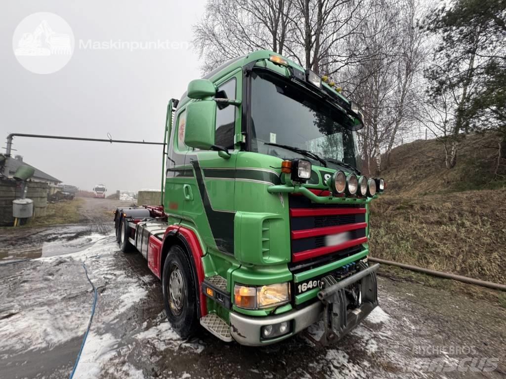 Scania R 164-580 Камиони с кран с кука