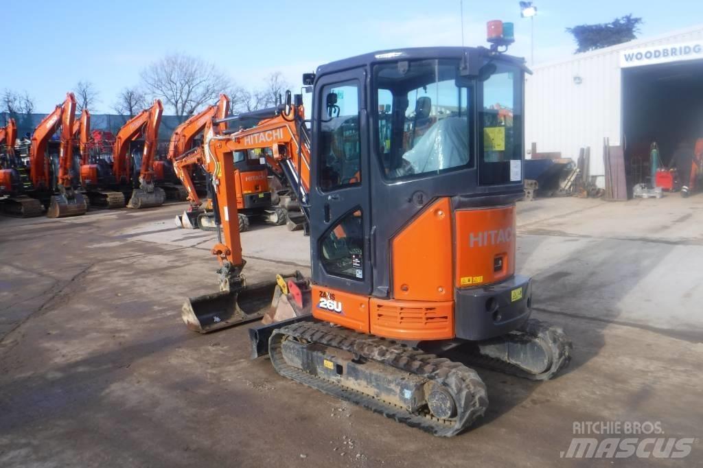 Hitachi ZX 26 U-6 Мини екскаватори < 7 т