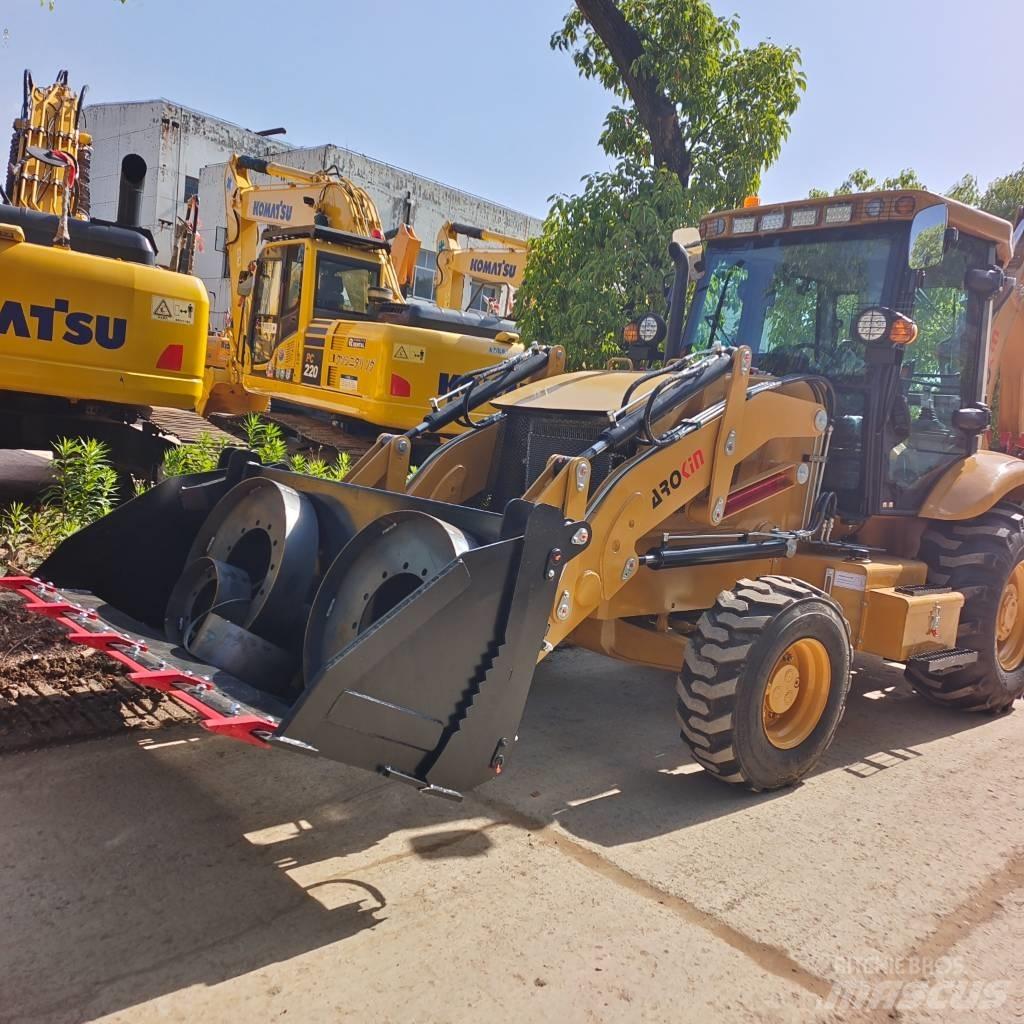 CAT 420F Товарач със заден ексватор