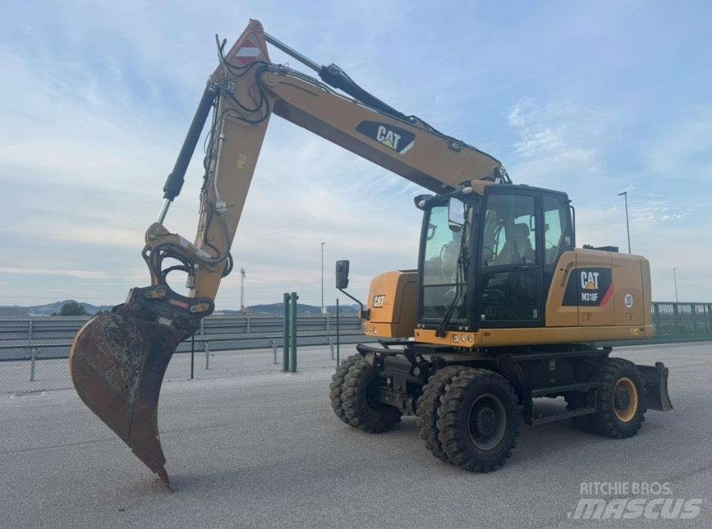 CAT M 318 F Колесни екскаватори