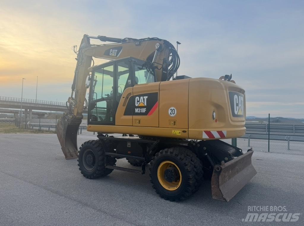 CAT M 318 F Колесни екскаватори
