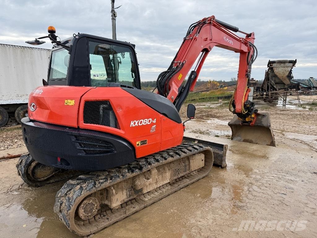 Kubota KX 080-4 Мини екскаватори < 7 т