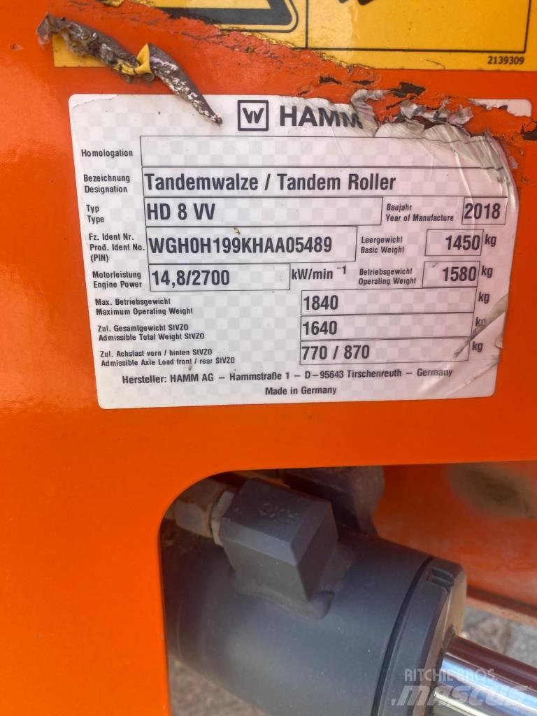 Hamm HD8VV Двойни барабанни ролки
