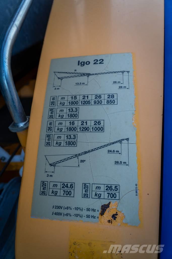 Potain Igo 22 Самоповдигащи кранове