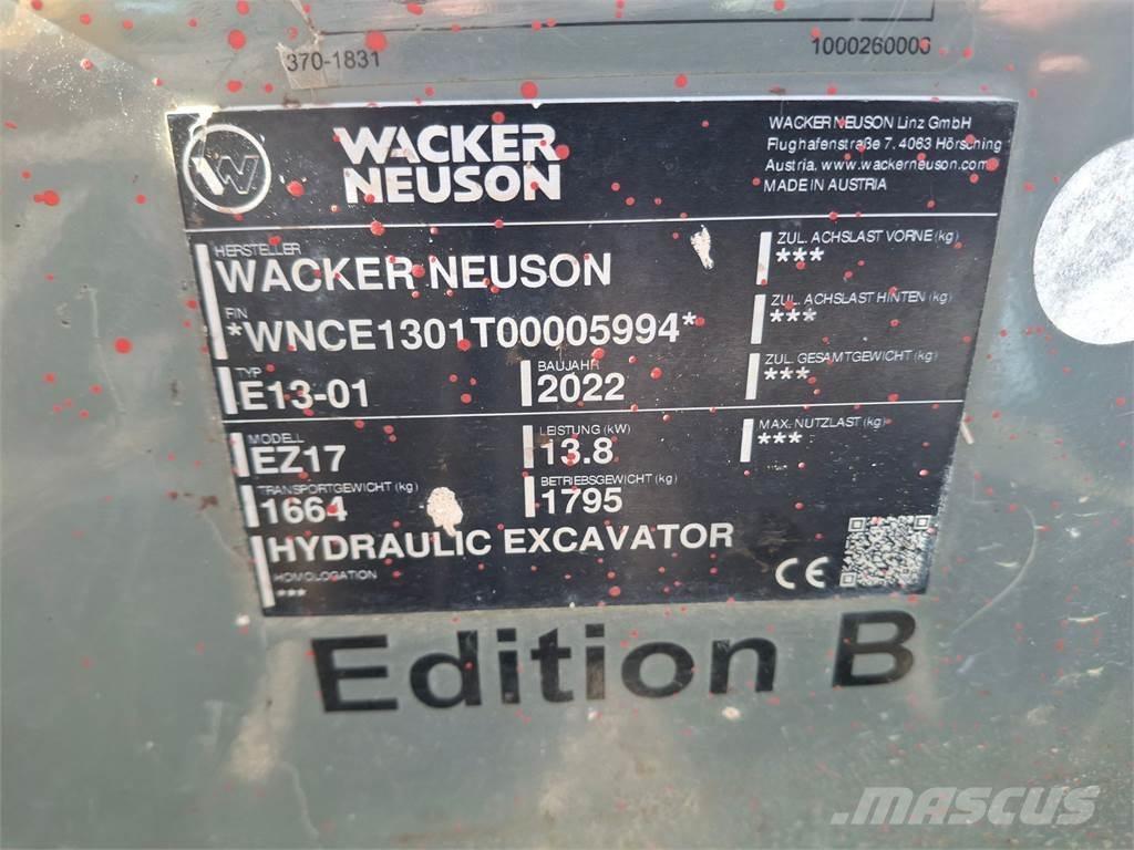 Wacker Neuson EZ17 Верижен екскаватор