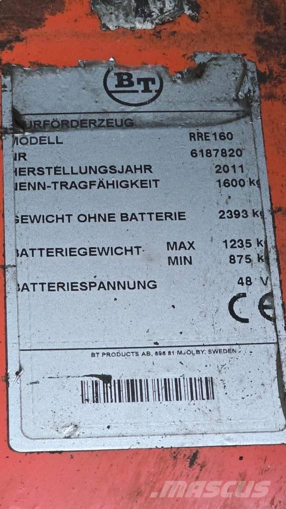 BT RR E 160 Ретрак/ Високоповдигач с изместване на вилката напред
