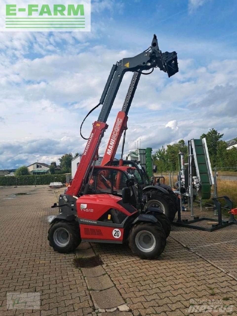 Weidemann t 4512 Телескопични товарачи за селското стопанство