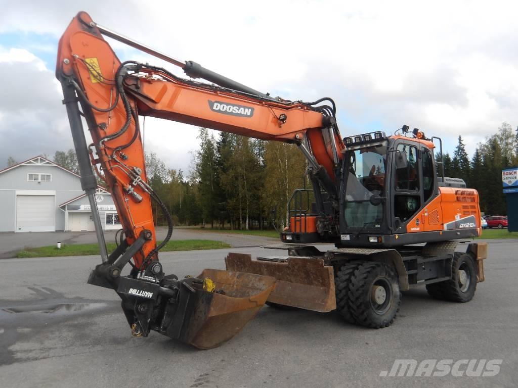 Doosan DX 210 WE Колесни екскаватори