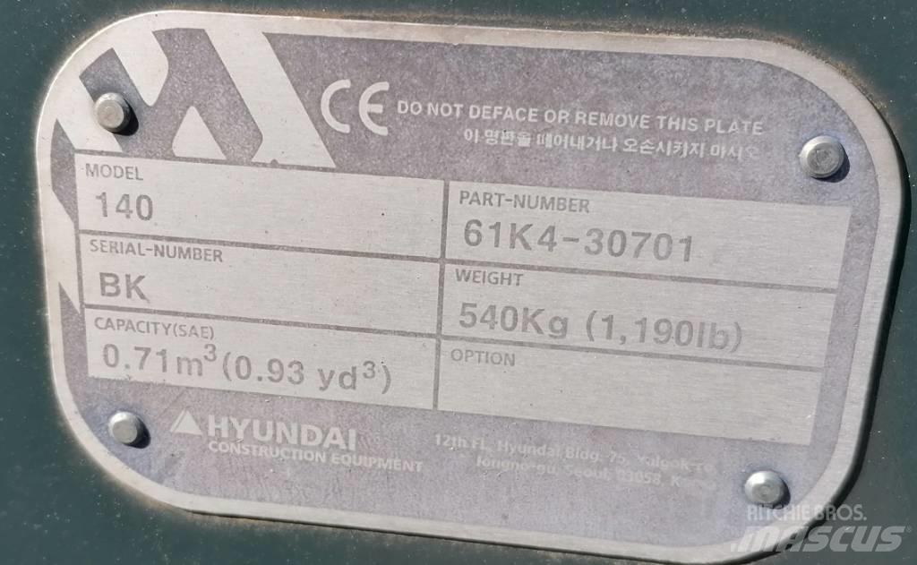 Hyundai 0.7m3_HX140 Кофи