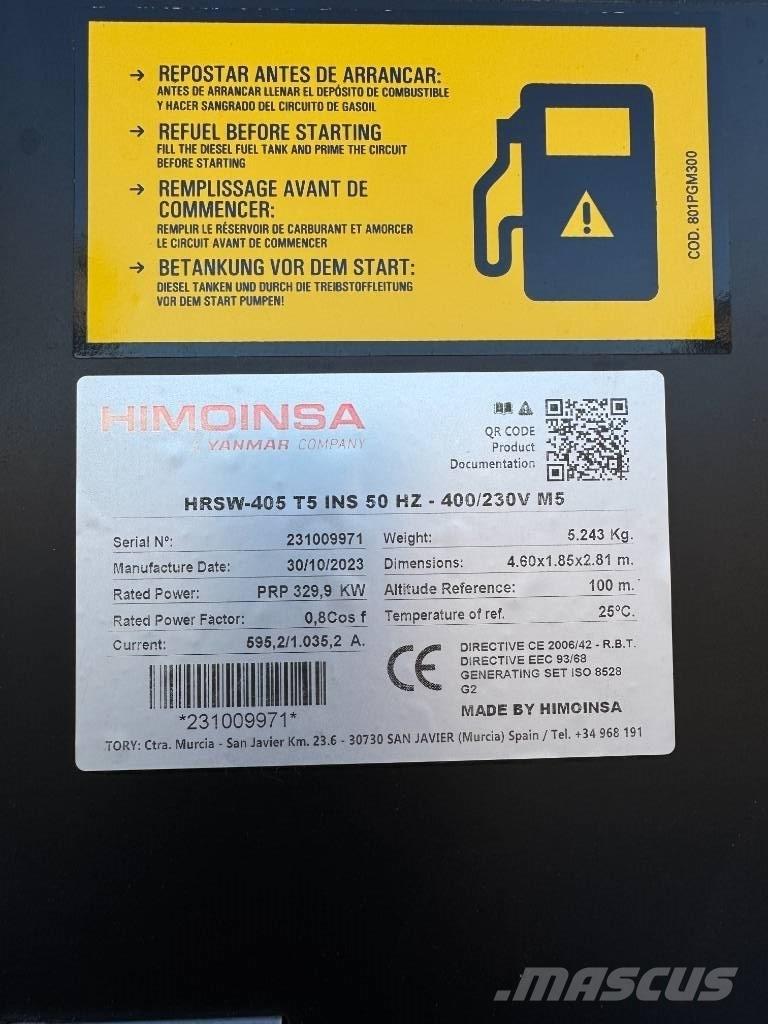 Himoinsa 405 Kva Дизелови генератори
