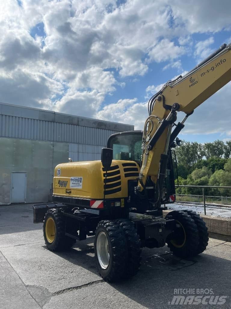 Yanmar B 95 W Колесни екскаватори