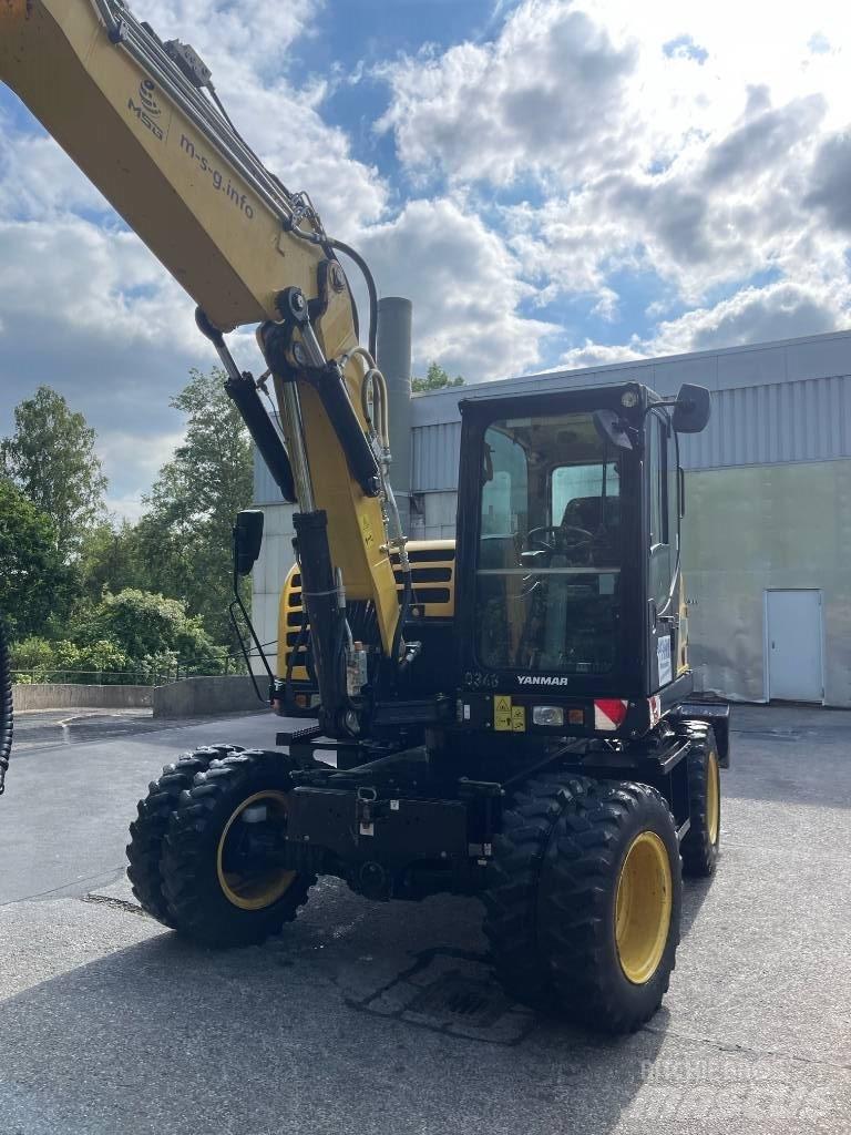 Yanmar B 95 W Колесни екскаватори