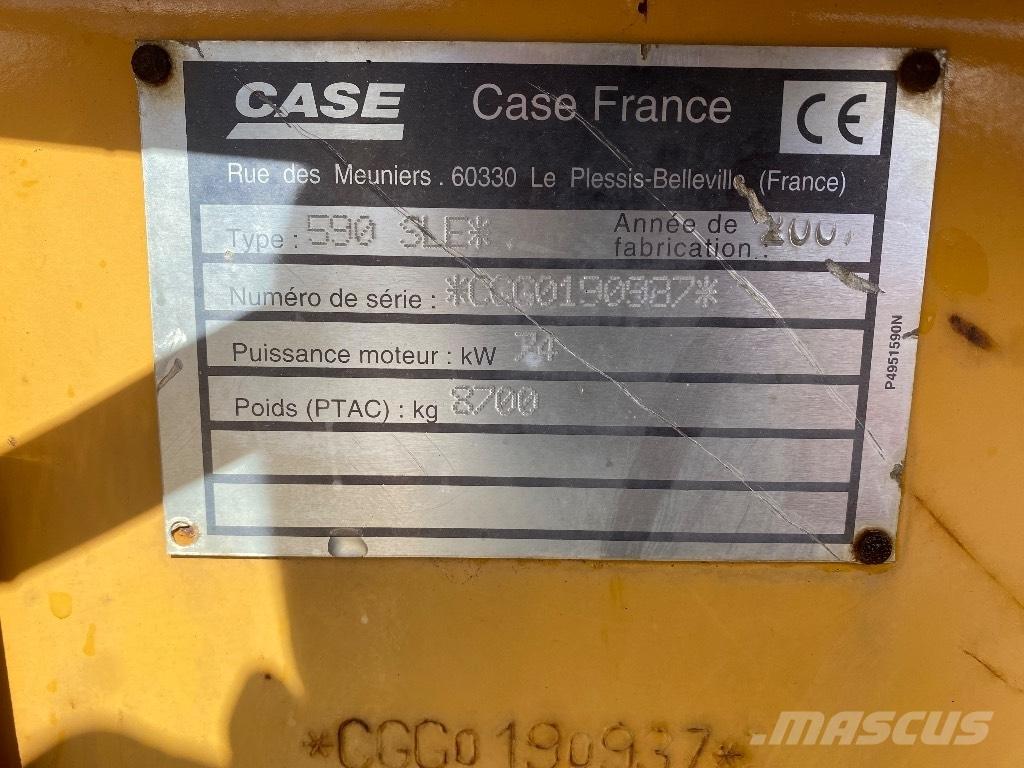 CASE 590 SLE Товарач със заден ексватор