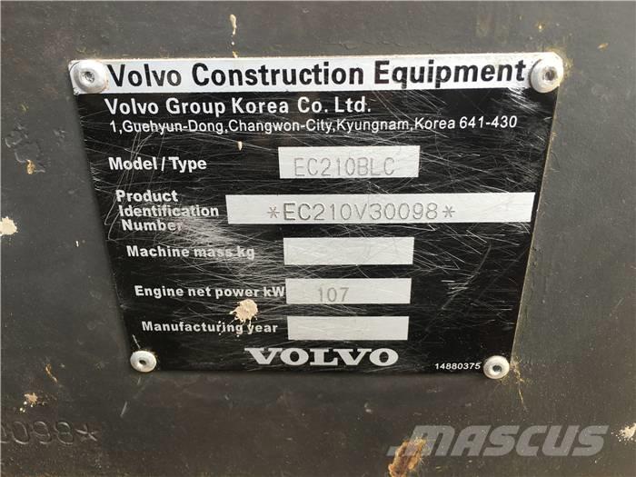 Volvo EC 210 B LC Верижен екскаватор