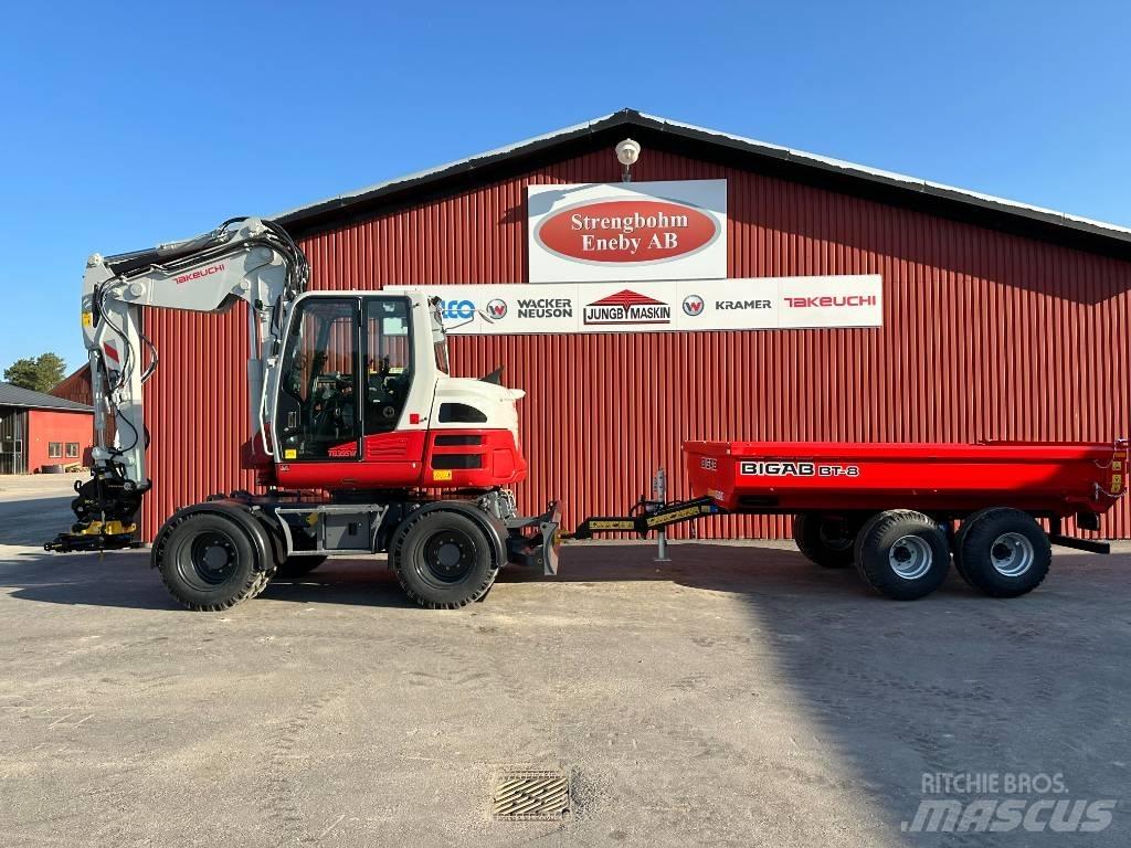 Takeuchi TB 395 W Колесни екскаватори