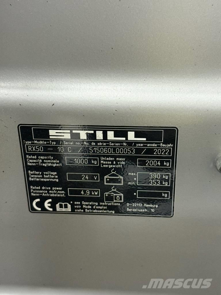 Still RX 50-10 Електрически вилични кари-повдигачи