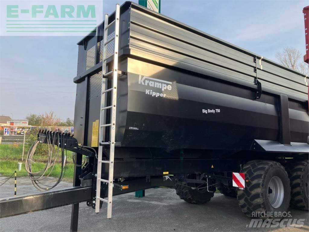 Krampe BigBody 750 Ремаркета за бали