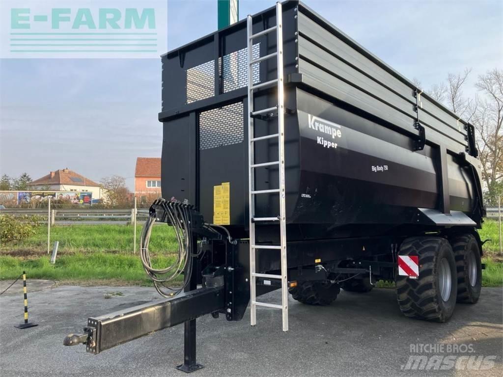 Krampe BigBody 750 Ремаркета за бали