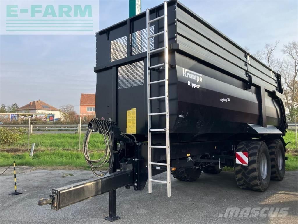 Krampe BigBody 750 Ремаркета за бали