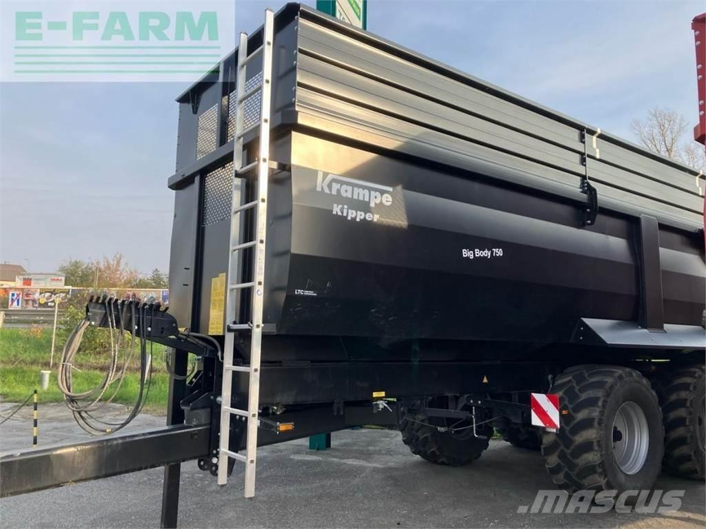 Krampe BigBody 750 Ремаркета за бали