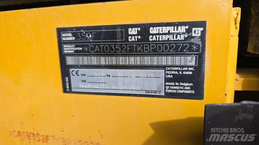 CAT 352 F Верижен екскаватор