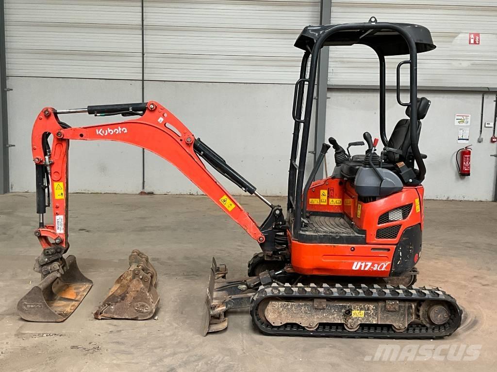 Kubota U 17-3 A Мини екскаватори < 7 т