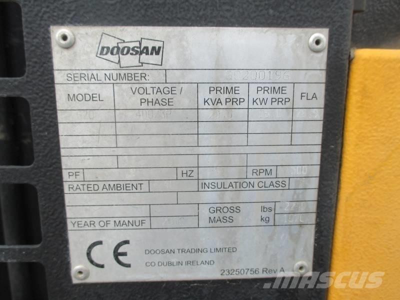 Doosan G 20 Дизелови генератори

