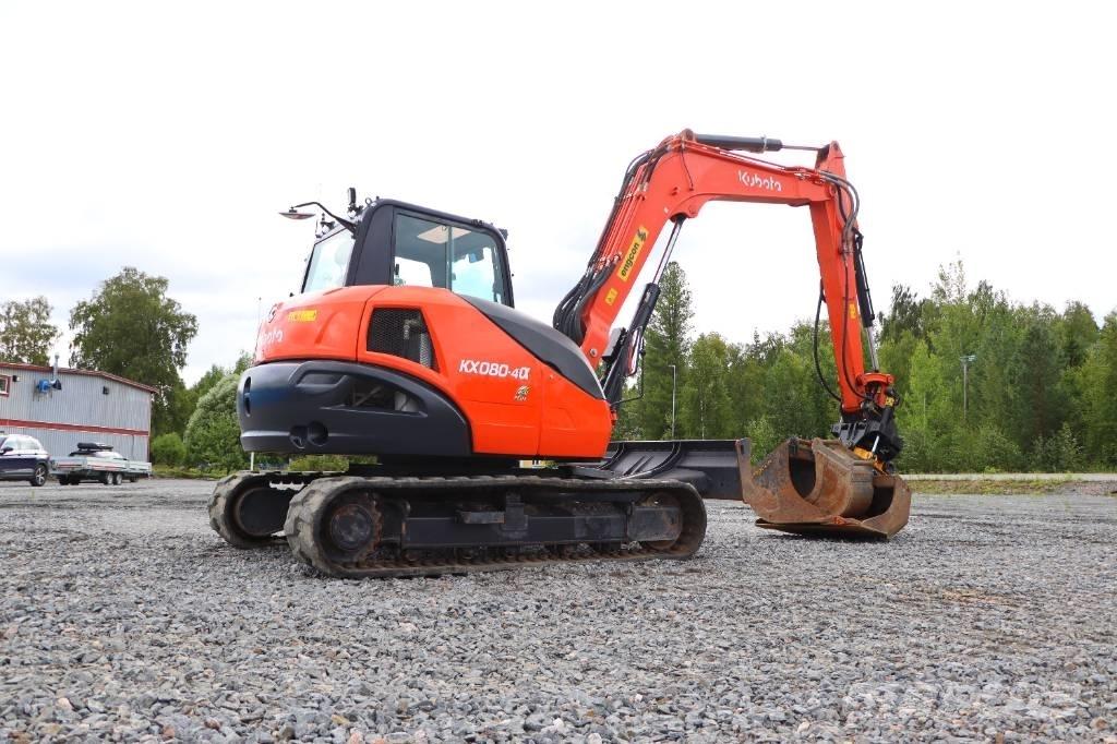 Kubota KX080-4a Средни екскаватори 7т - 12т