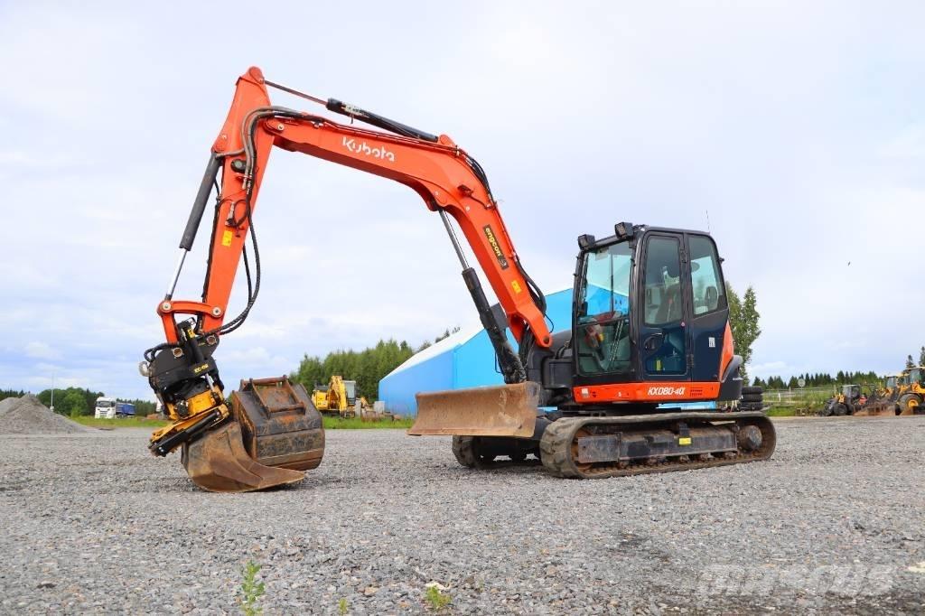 Kubota KX080-4a Средни екскаватори 7т - 12т
