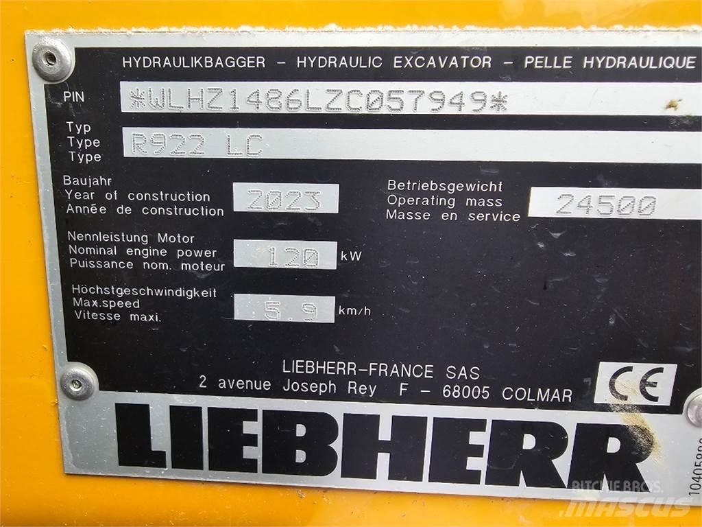 Liebherr R922 Верижен екскаватор