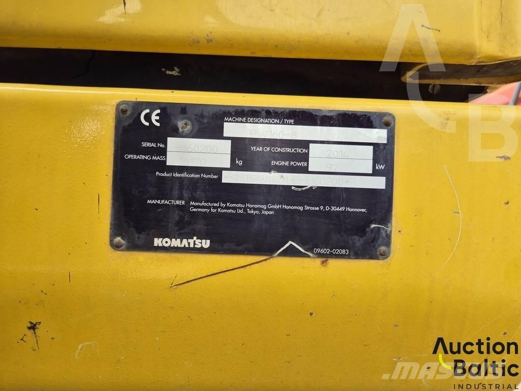 Komatsu PW160 Колесни екскаватори
