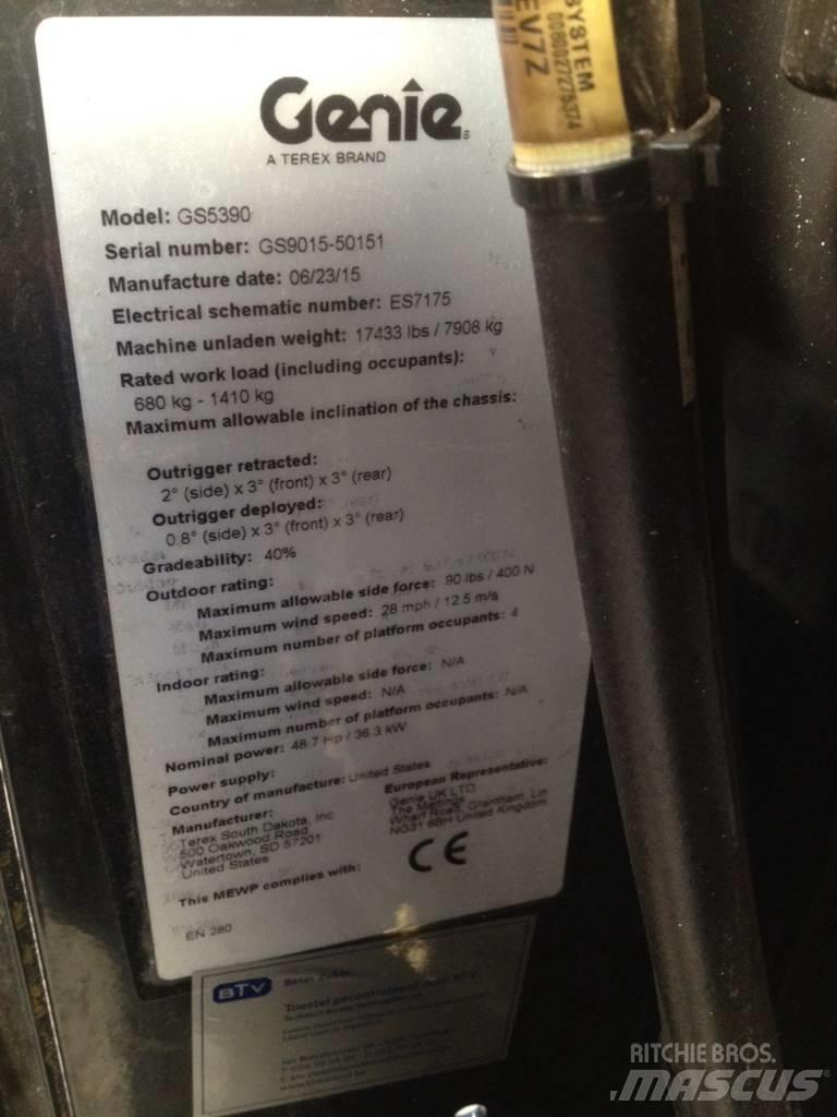 Genie GS 5390 Ножични работни платформи