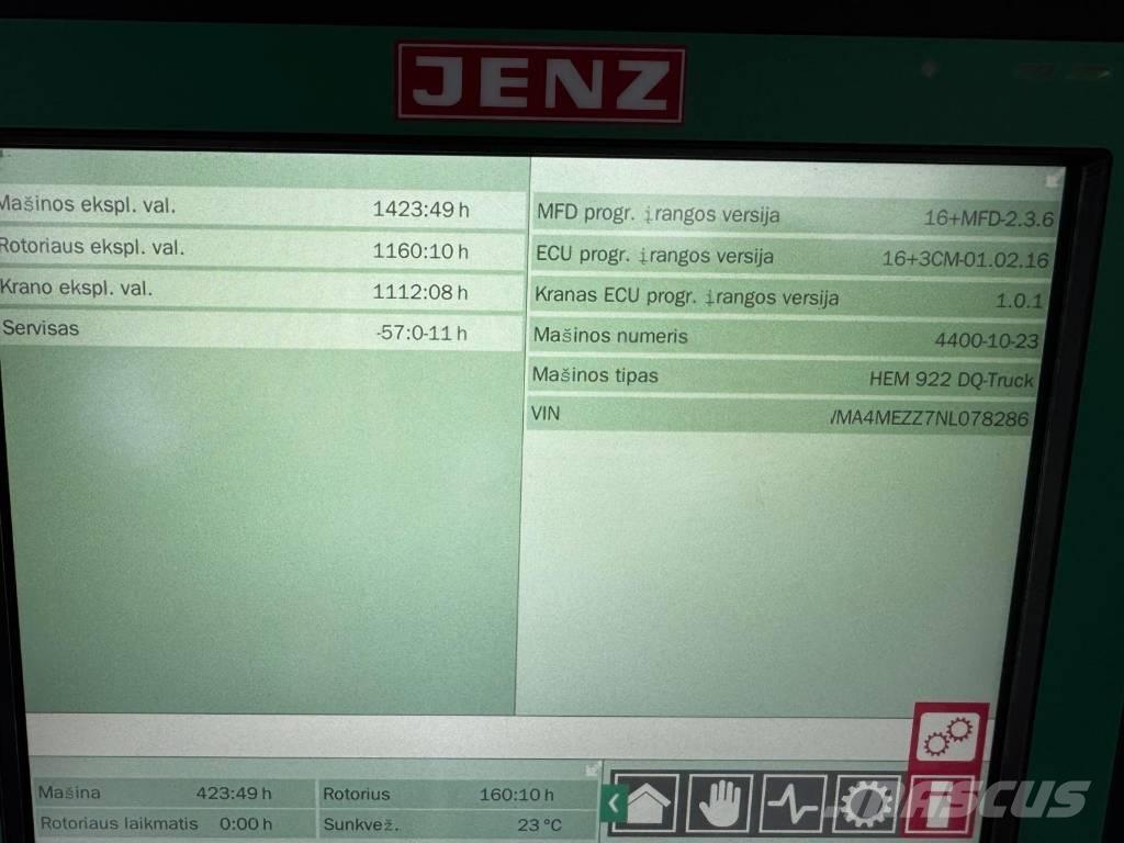JENZ HEM 922 Дробилки за клони